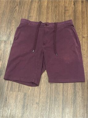 Good Man Brand Stretch Chino Shorts Burgundy Men’s Size S